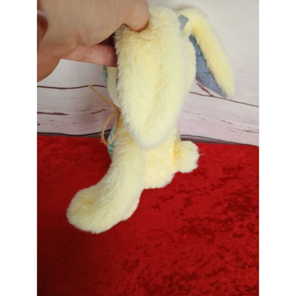 DEMDACO Oddball 7.5 x 6.5 Inch Bunny Polyester Soft Cuddly, Huggable, Toy, Plush - Picture 3 of 7